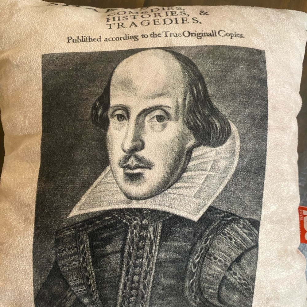 Shakespeare pillow